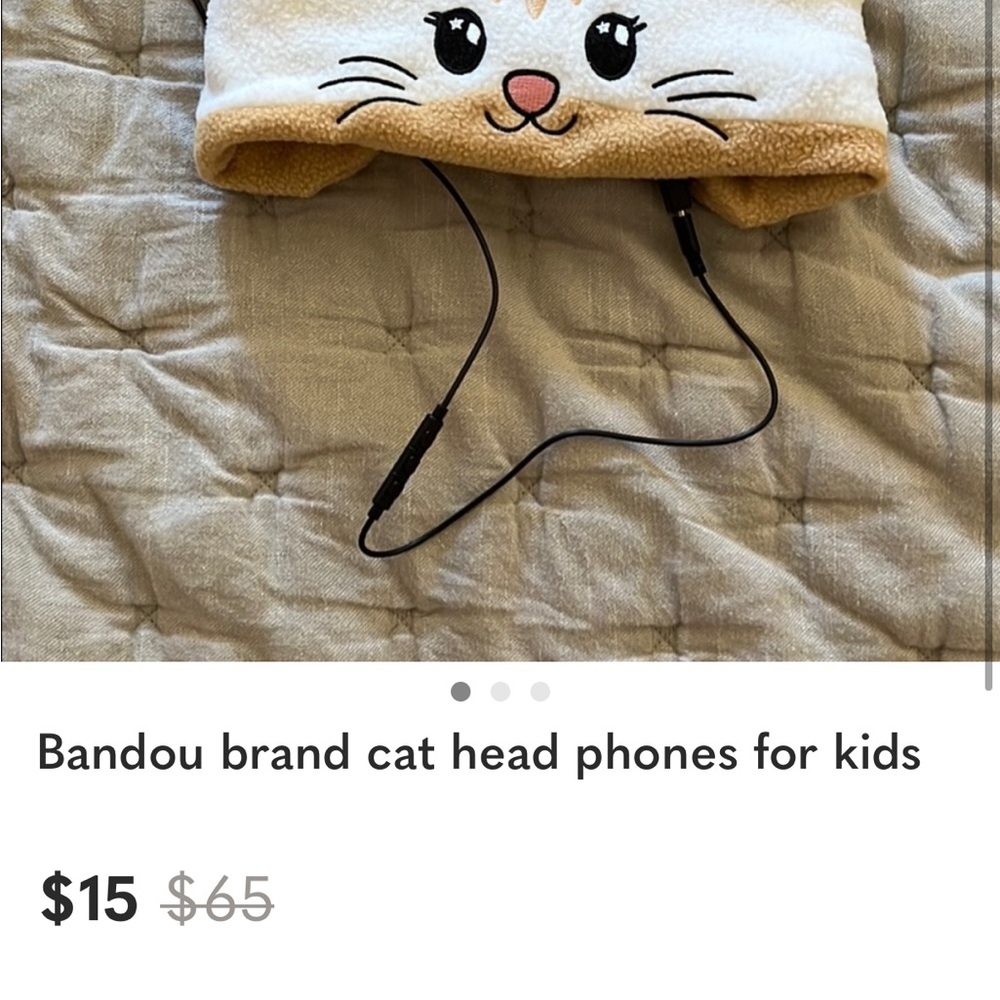 Cute Cat Ear Headphones for Kids